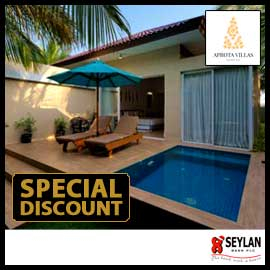 Enjoy Special Savings @Aprota Villas Arugambay with Seylan Bank Credit Card
