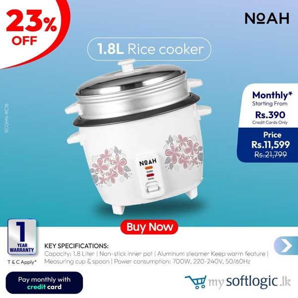 Get a special price on home appliances @ Softlogic