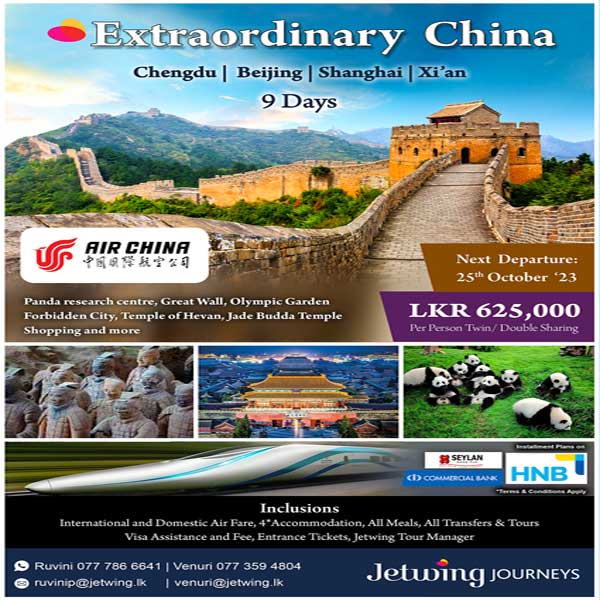 Let’s go for a ride in china for Rs.625,000/=