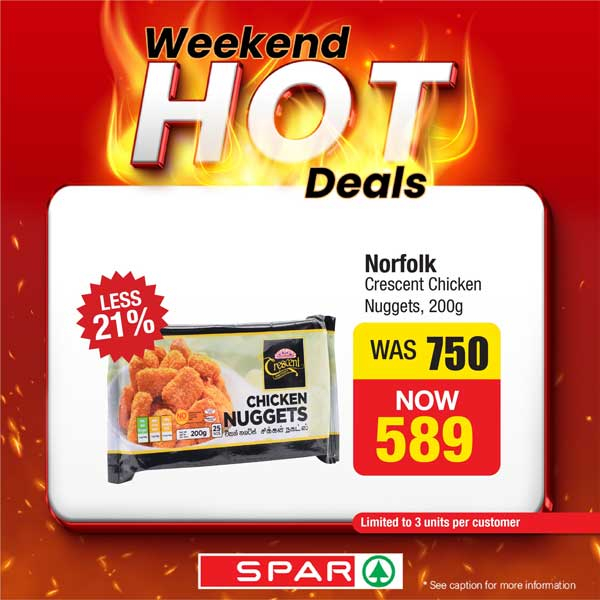 Enjoy our WEEKEND HOT DEALS on selected products.
