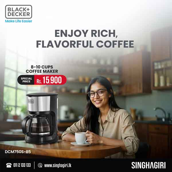 Enjoy a special price on Black & Decker Coffee Makers @ Singhagiri