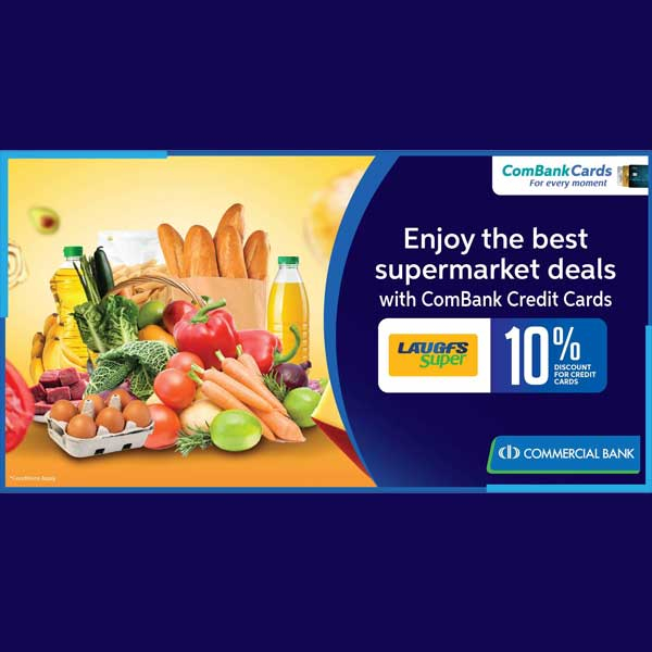 Enjoy the best supermarket deals at Laugfs Super with ComBank Credit Cards
