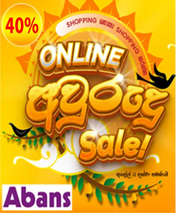 40% OFF  with Online Avurudu Sale At Abans