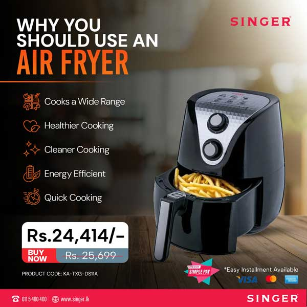 Enjoy a special price on Air fryer @ Singer