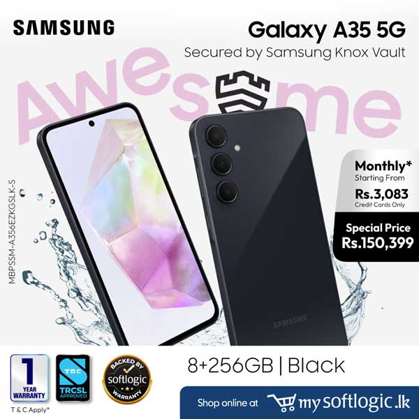 Enjoy a special price on Samsung Galaxy A35 5G @ Softlogic