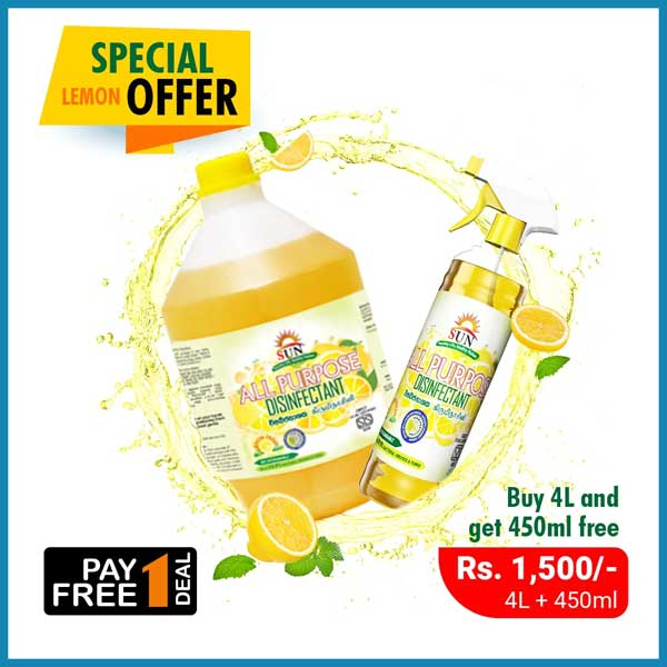 Enjoy a special offer on sun disinfectant - lemon fresh @ Sun Online