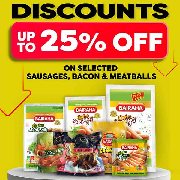 Enjoy up to 25% off on selected products.