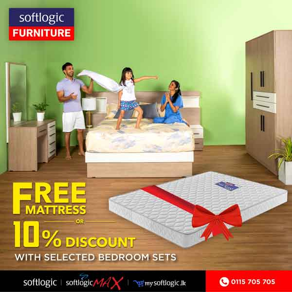 Free mattress or 10% off on selected bedroom sets @ Softlogic Furniture