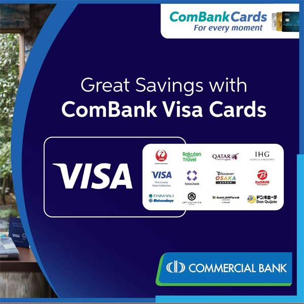 Great savings with ComBank Visa Cards