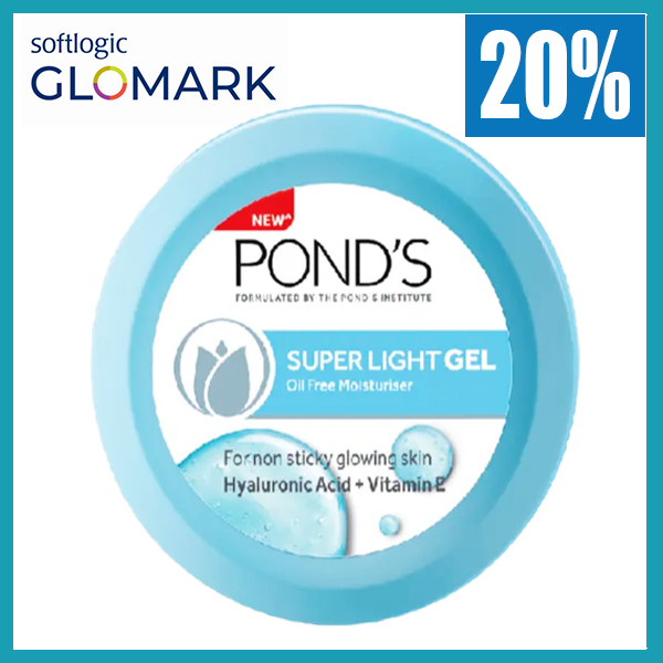 20% off for Ponds Face Gel Super Light 25g @Glomark