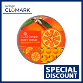 Get to Special Discount for Luvesence Mandarin Blossom Body Scrub 225g @Softlogic Glomark