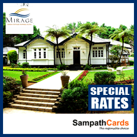 Get Special Rates at Mirage King’s Cottage, Nuwara-eliya with Sampath Bank Credit Card