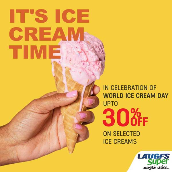 Get up to 30% off on your favorite ice cream at LAUGFS Super