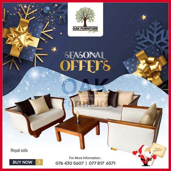 Enjoy Christmas Offers On Furniture @Oak Furniture Sri Lanka