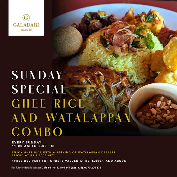 Enjoy a special price on sunday special buffet @ Galadari Hotel