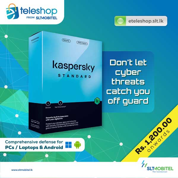 Enjoy Special Price on Kaspersky Virus Guard @ SLTMobitel
