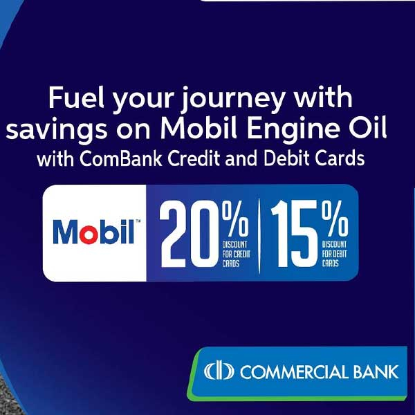 Fuel your journey with savings on Mobil Engine Oil with ComBank Credit and Debit Cards