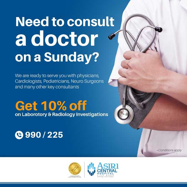 Get 10% Off for Consult Doctor @Asiri Hospital