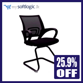 Get a 25.9% off for Visitor Chair - Mesh (Black) at mysoftlogic.lk