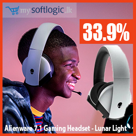 33.9% off for Alienware 7.1 Gaming Headset - Lunar Light @My Softlogic.lk