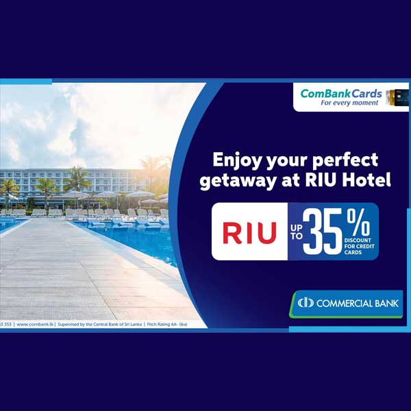 Enjoy up to 35% off with commercial bank credit cards @ RIU hotels