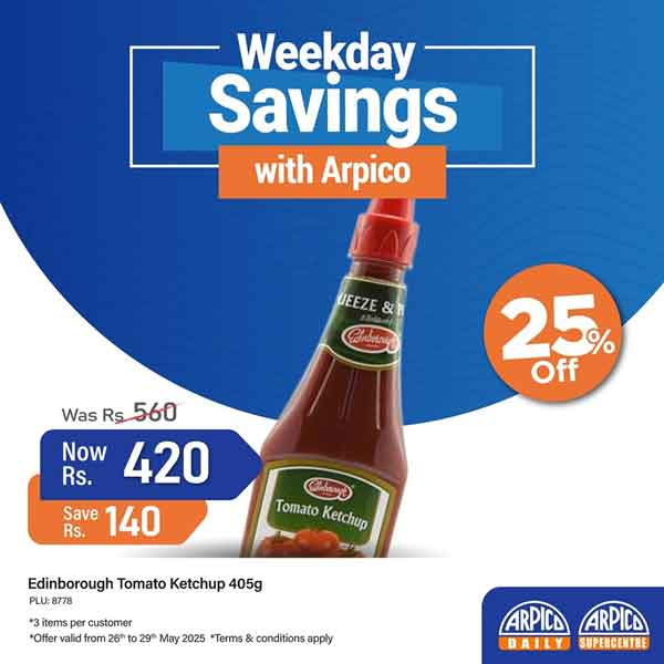 Explore amazing deals on groceries, household items and homeware needs at Arpico Supermarket.