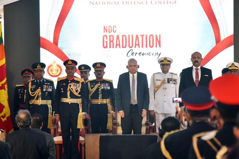 NDC graduation ceremony Caption Story Daily Mirror