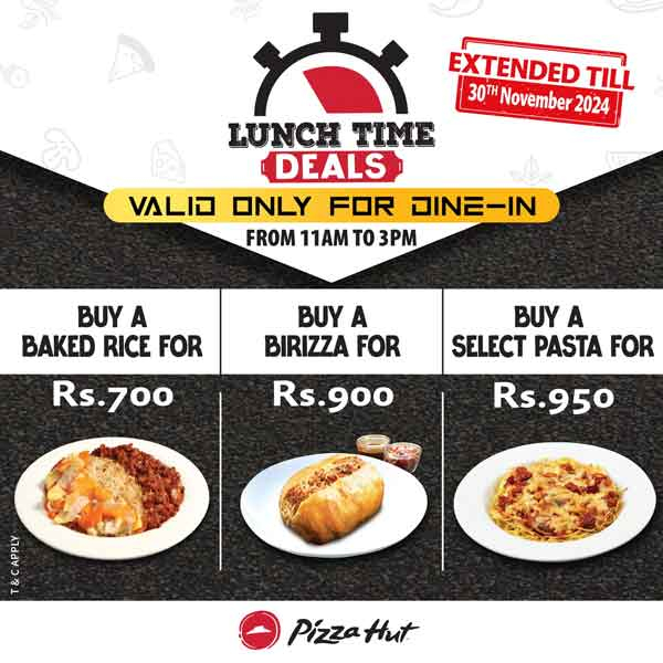 Exciting Lunch Time Deals at Pizza Hut