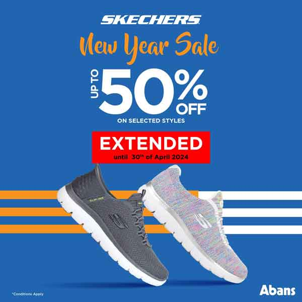 Seasonal offer - Enjoy up to 50% off on selected styles @ Skechers