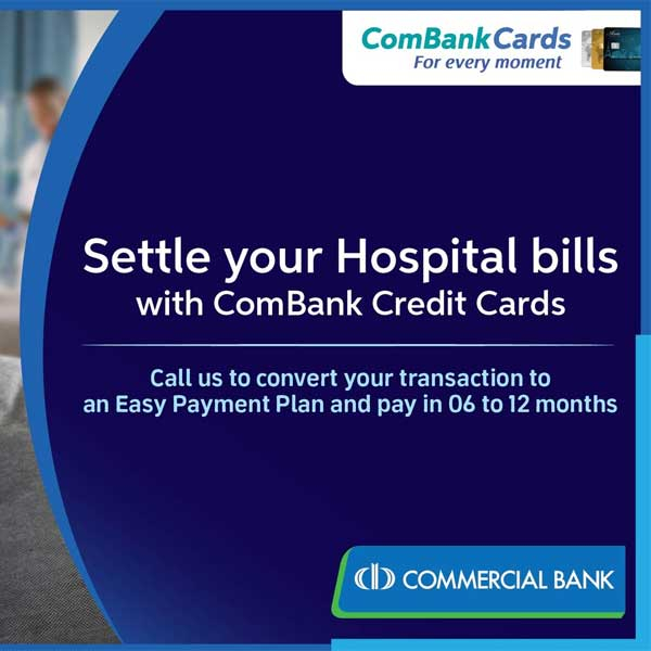Settle your hospital bills with ComBank Credit Cards
