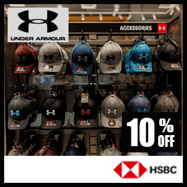 Get 10% OFF on UNDER ARMOUR with HSBC Credit Card