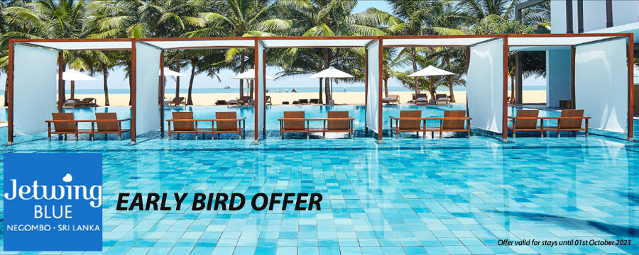 Enjoy up to 35% off on the basis booked @Jetwing Blue - Early Bird Offer