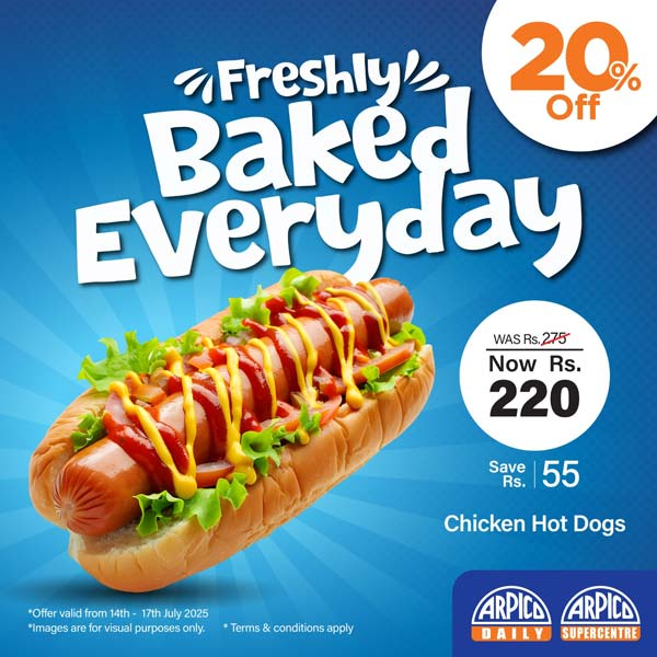 Treat yourself to the finest bakery delights at the best price from Arpico Supercentre