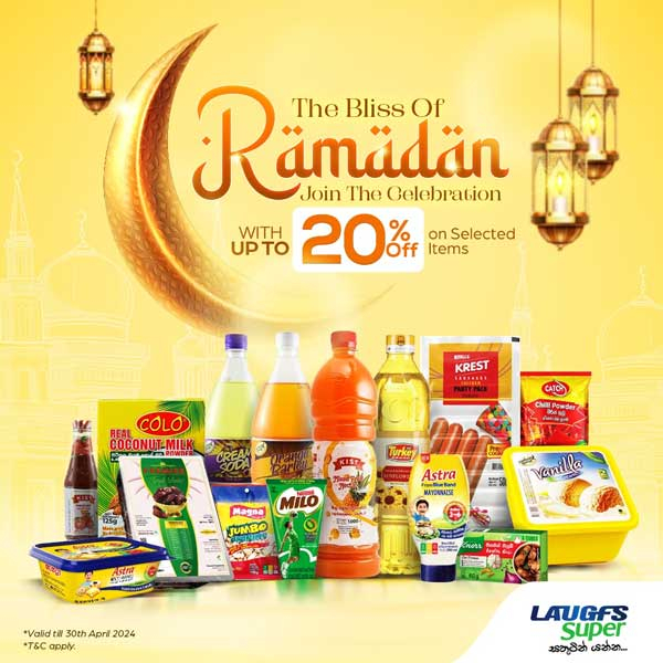 Enjoy up to 20% off on selected food items @ LAUGFS Super