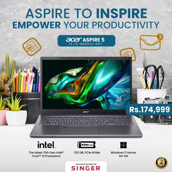 Get a special price on Acer Laptop @ Singer