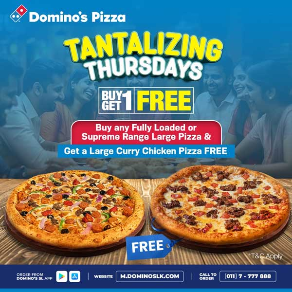 Domino’s Pizza gives you a great deal to Tantalize your Thursdays