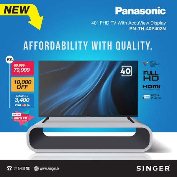 New Panasonic 40” TV – Affordability with Quality