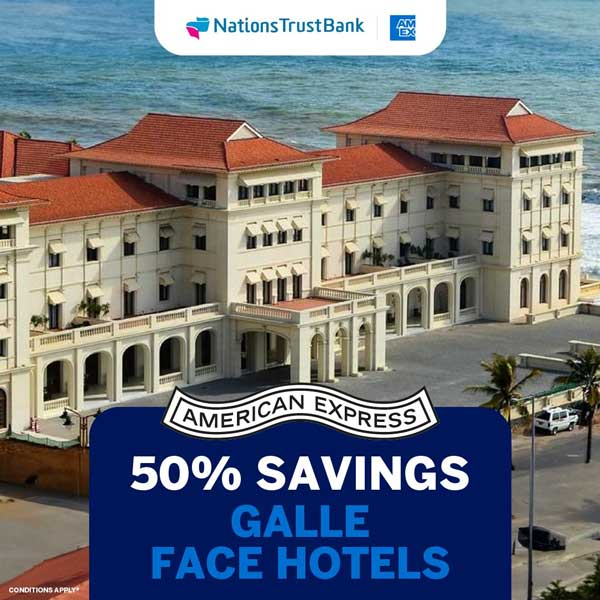 Enjoy 50% Savings on Junior & Heritage Suits at Galle Face Hotels with Nations Trust Bank American Express