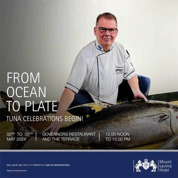 Get hooked on flavour, world tuna day festivities spanning the weekend at Governor’s Restaurant and The Terrace