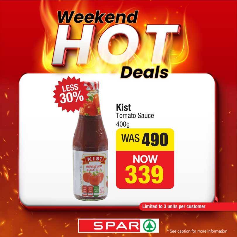 Shop at any SPAR Supermarket outlet this weekend and enjoy our WEEKEND