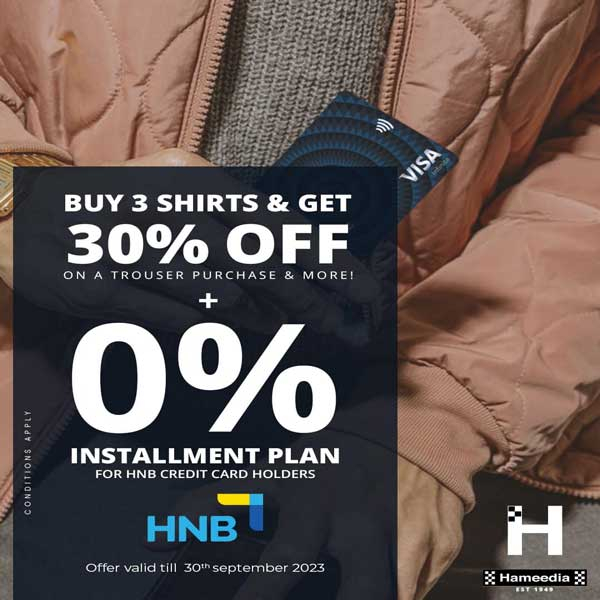 Get 30% Off for Trouser & Shirts  @Hameedia