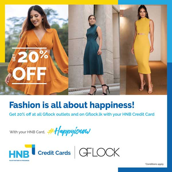 Get 20% Off for Shopping  @ GF Lock with HNB Credit Cards