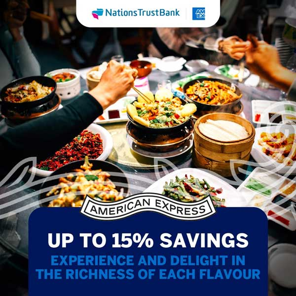 Enjoy up to 15% savings with Nations Trust Bank American Express