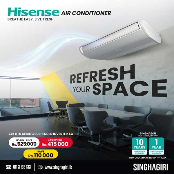 Enjoy uninterrupted focus and comfort, so you can get more done every day. Available now at Singhagiri