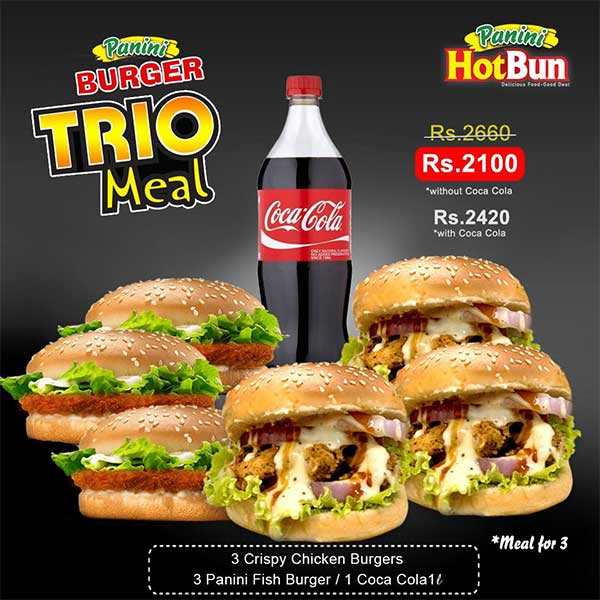 Enjoy a special price package @ Panini HotBun