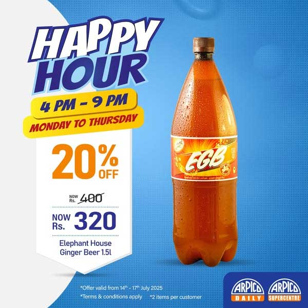 Arpico Happy Hour is back!