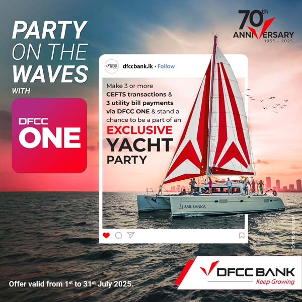 Party on the waves with DFCC ONE!