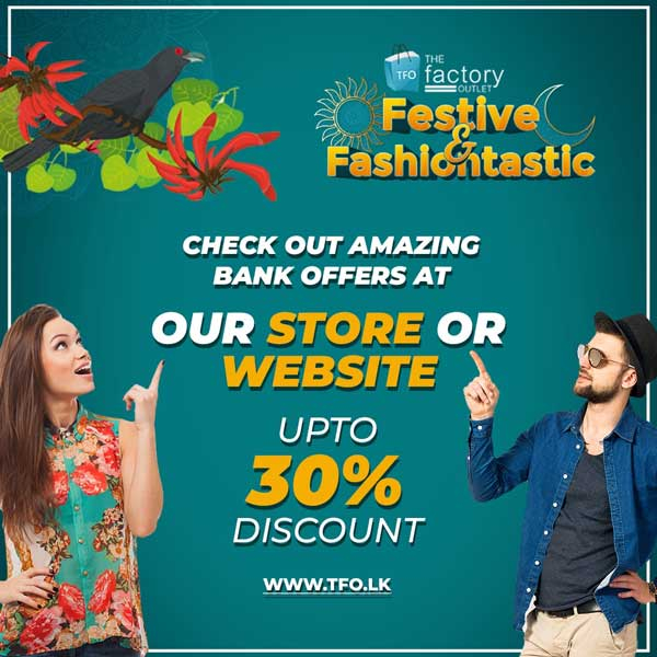 Enjoy 30% Discount @ The Factory Outlet