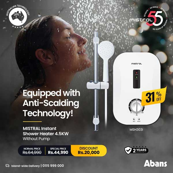 Enjoy a special price on Mistral Instant Water Heaters Abans Top