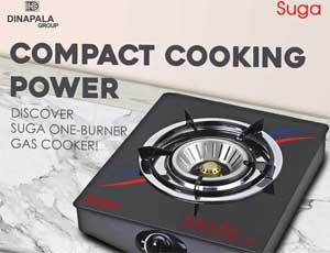 Enjoy a special price on SUGA 1 Burner Gas Cooker @  Dinapala Group